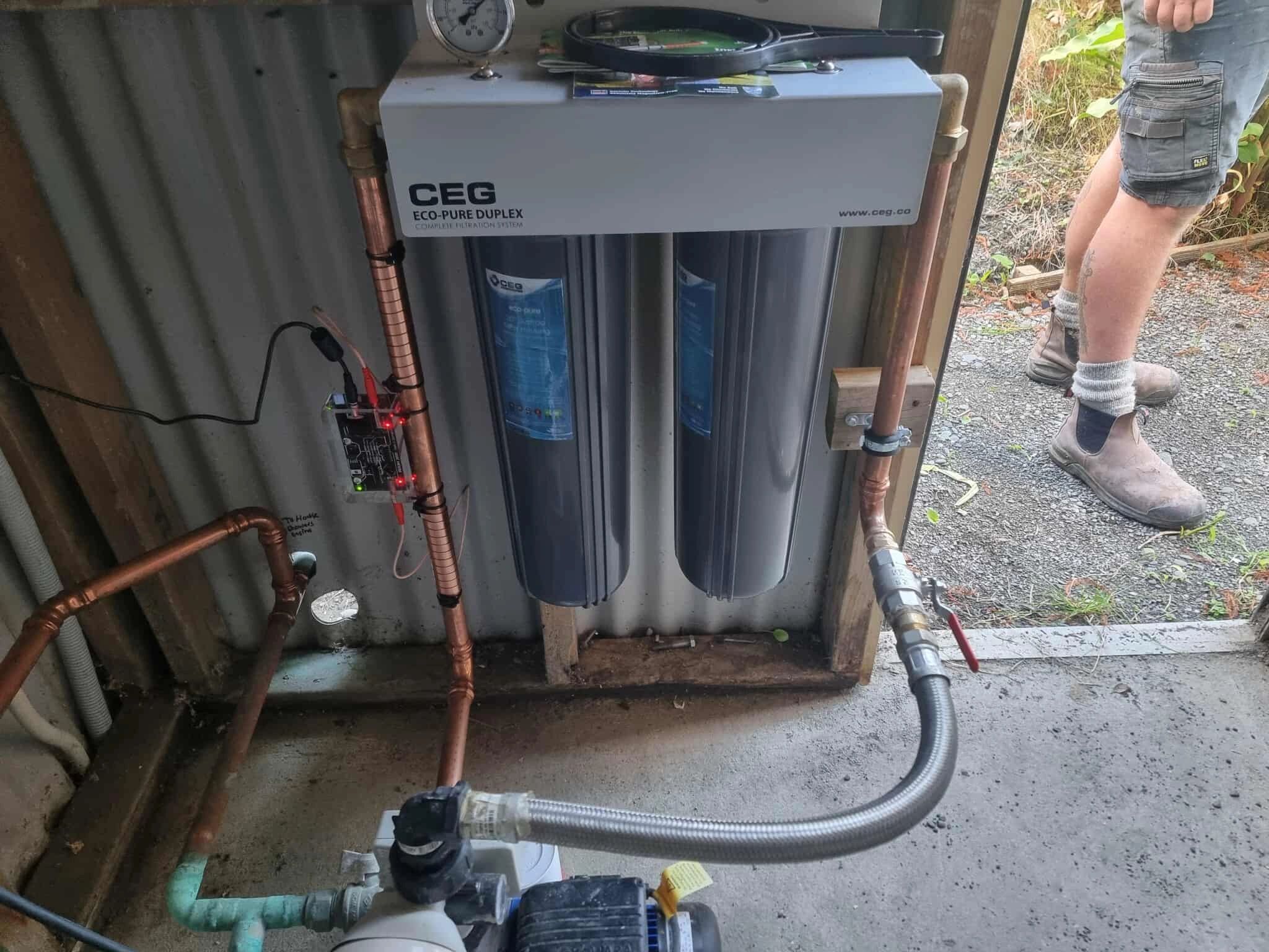 Commercial water filtration system